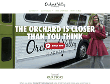 Tablet Screenshot of orchardvalleyharvest.com